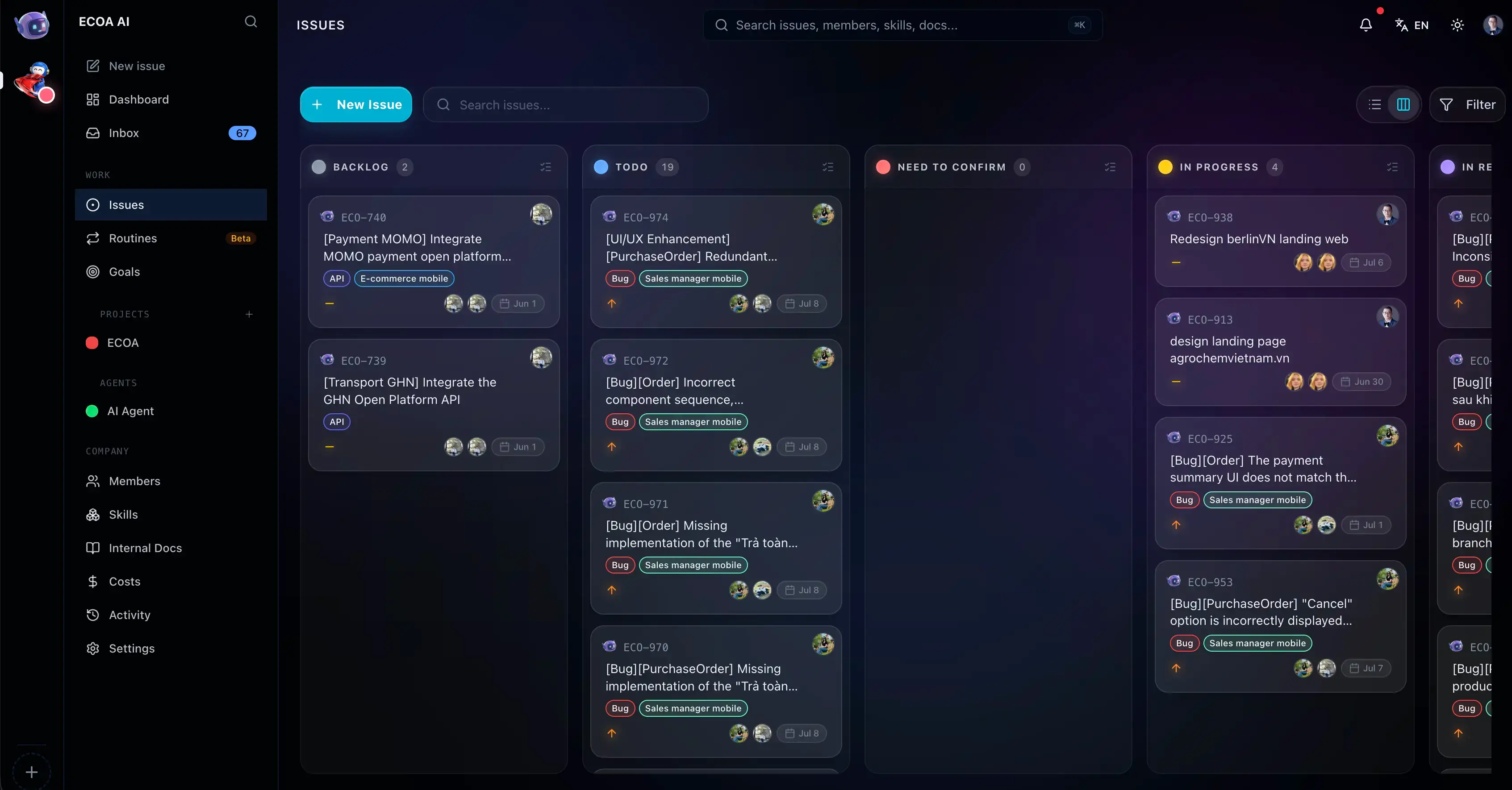 ECOA AI Issues List