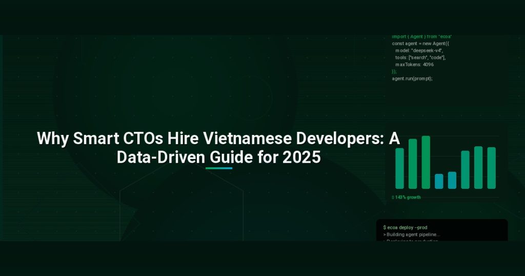 Why Smart CTOs Hire Vietnamese Developers: A Data-Driven Guide for 2025