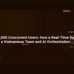 From 100 to 100,000 Concurrent Users: How a Real-Time SaaS Scaled with a Vietnamese Team and AI Orchestration