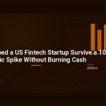 How We Helped a US Fintech Startup Survive a 10x Traffic Spike Without Burning Cash