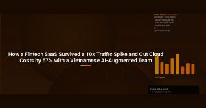 How a Fintech SaaS Survived a 10x Traffic Spike and Cut Cloud Costs by 57% with a Vietnamese AI-Augmented Team