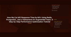 How We Cut API Response Time by 80% Using Redis, PostgreSQL, and a Vietnamese AI-Augmented Team: A Step-by-Step Performance Optimization Tutorial