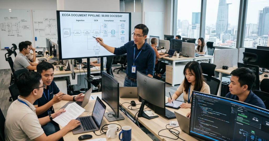 How a Legal Tech Startup Processed 50K Documents/Day with a Vietnamese Team — The Architecture That Survived Compliance Hell
