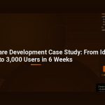 Startup Software Development Case Study: From Idea to 3,000 Users in 6 Weeks