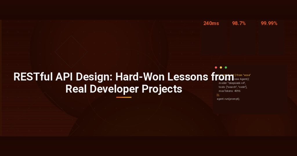 RESTful API Design: Hard-Won Lessons from Real Developer Projects
