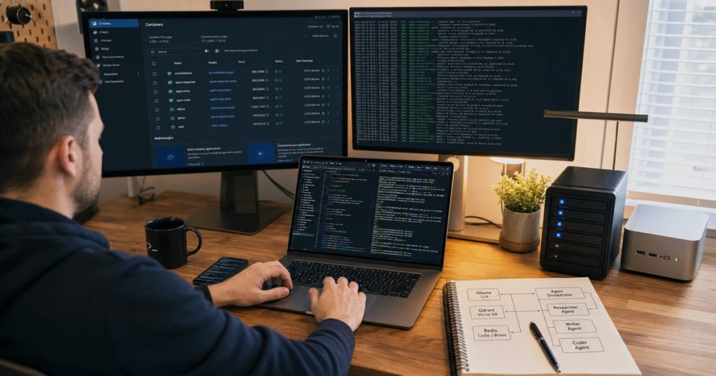 Docker Compose for Local AI Development: How I Spin Up a Full Multi-Agent Stack in Under 60 Seconds