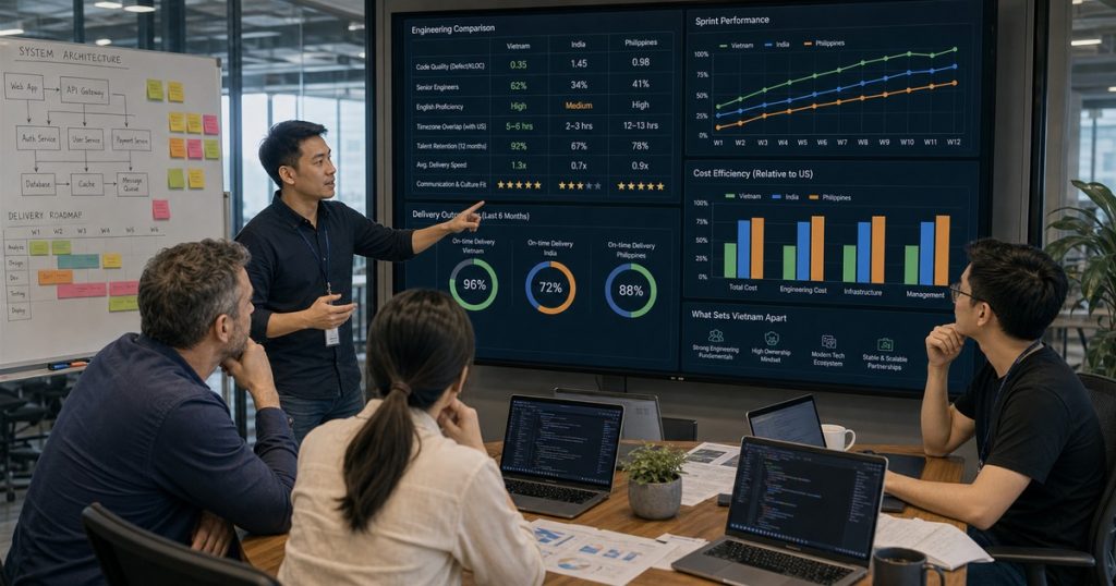 Outsourcing Software Development in 2025: Why Vietnam Beats India and the Philippines for Elite Engineering