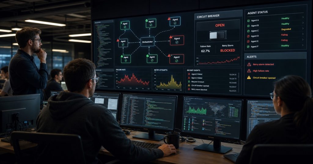 Your Multi-Agent System Is a House of Cards: Why You Need a Circuit Breaker, Not Just a Retry