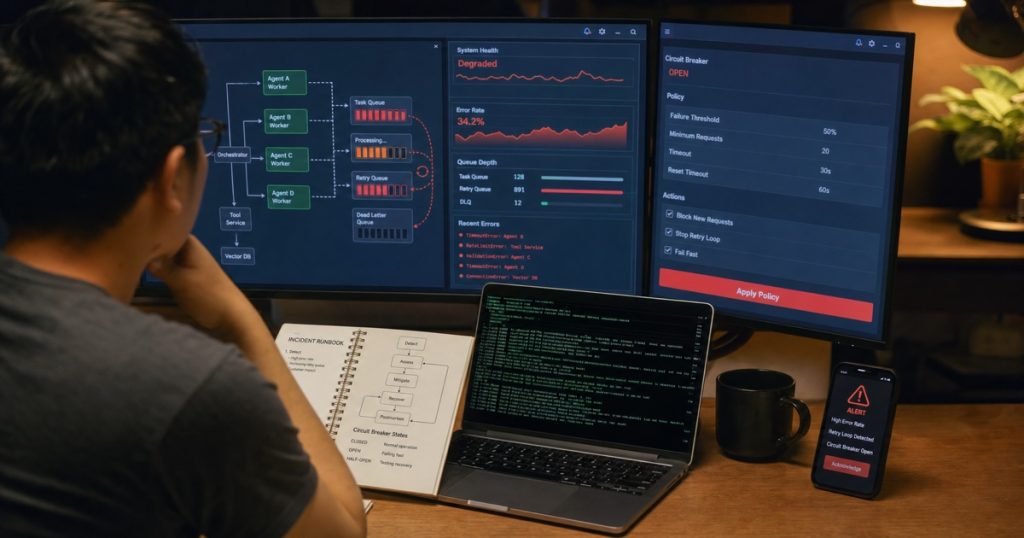 Your Multi-Agent System Is a House of Cards: Why You Need a Circuit Breaker, Not Just a Retry