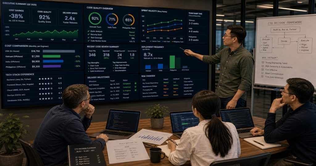 Why Smart CTOs Hire Vietnamese Developers: Cost, Quality, and Speed