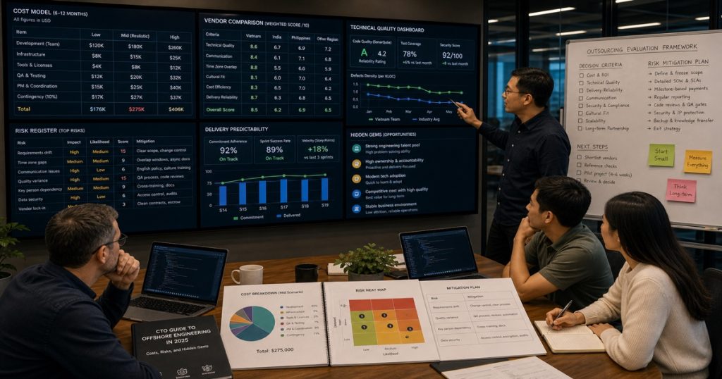 Outsourcing Software in 2025: A CTO’s Honest Guide to Costs, Risks, and Hidden Gems