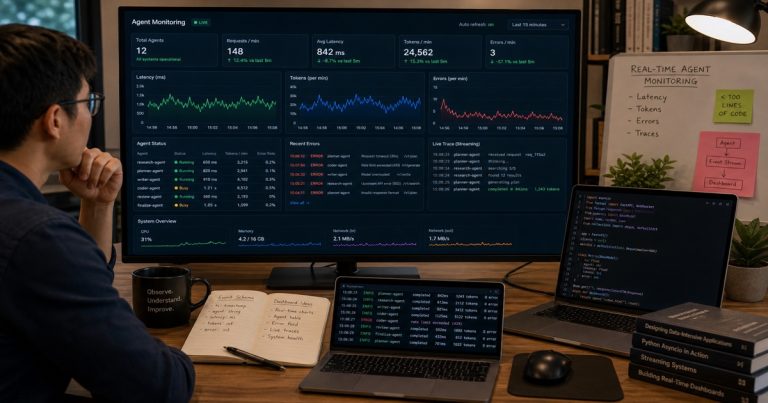 Build a Real-Time Agent Monitoring Dashboard in Python: Track Latency, Tokens, and Errors in Under 100 Lines