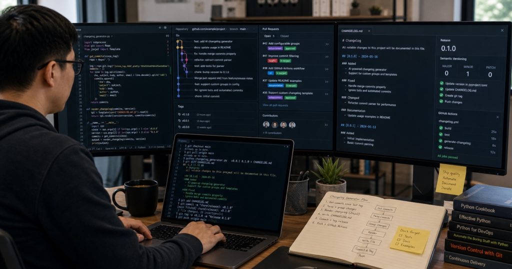Build a Custom AI-Powered Changelog Generator with Python and Git: A Developer’s Practical Guide